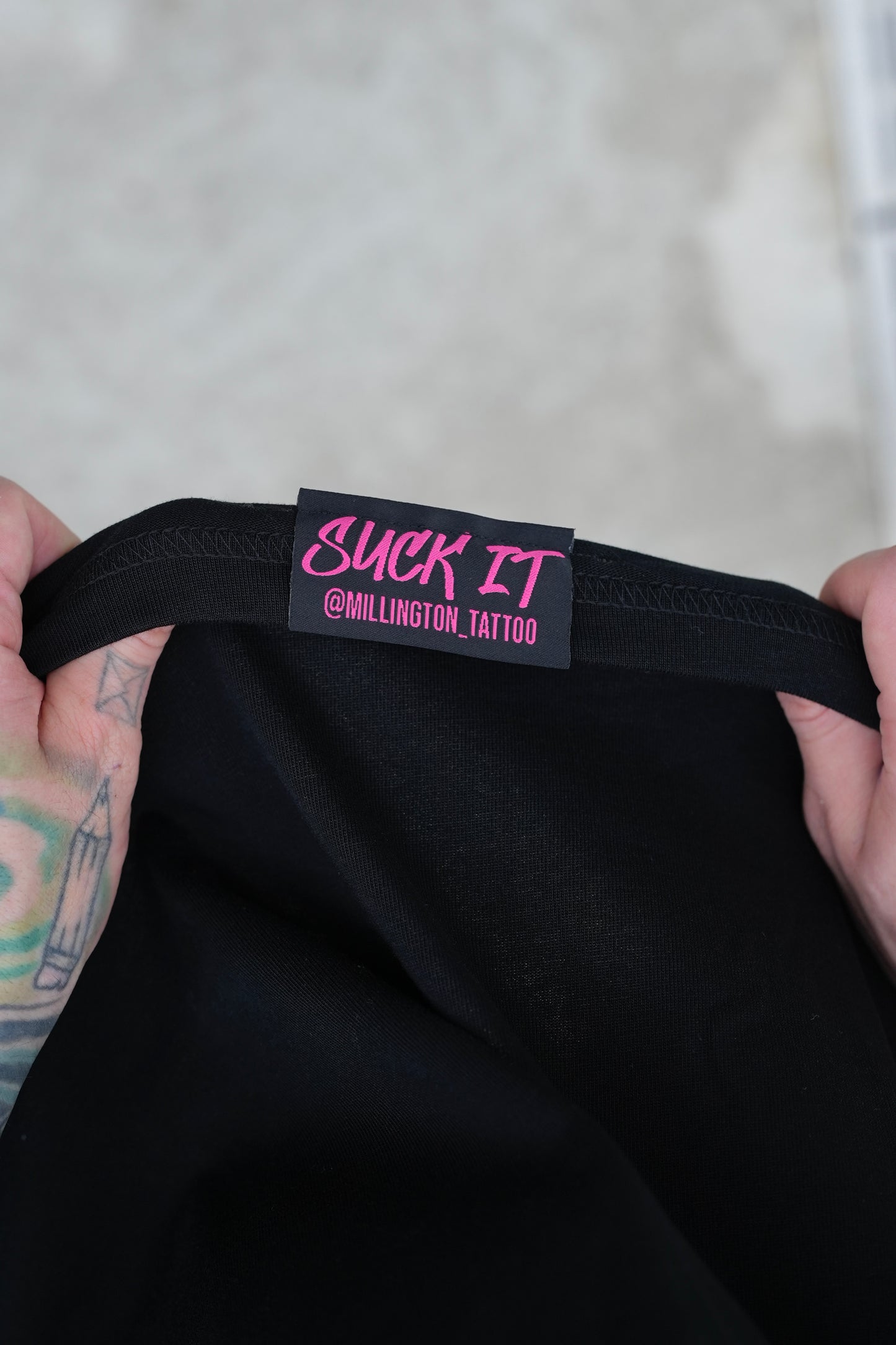 Black T-shirt “Tattooed As F*ck”