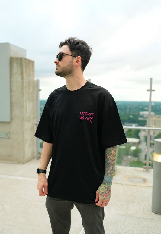 Black T-shirt “Tattooed As F*ck”
