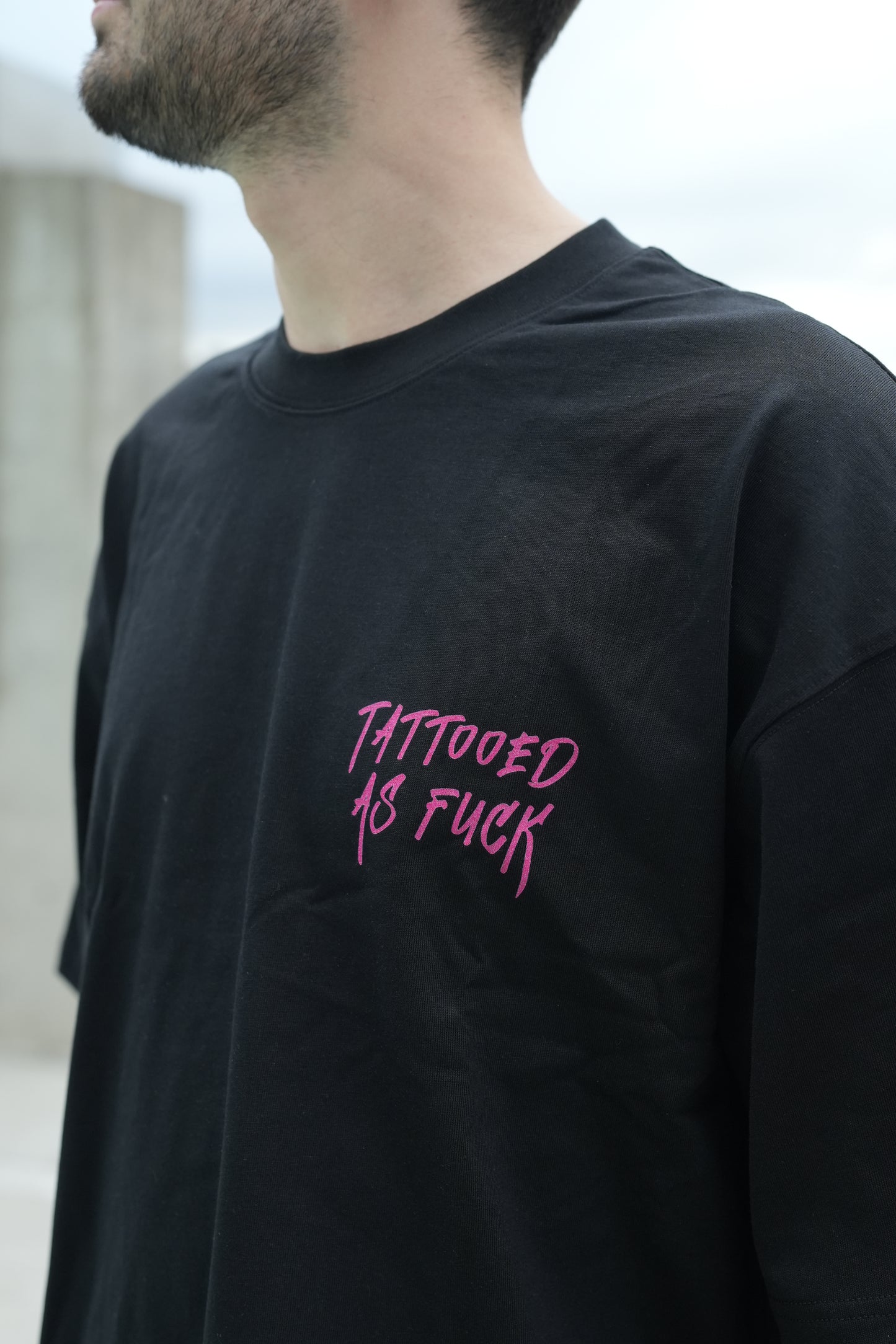 Black T-shirt “Tattooed As F*ck”
