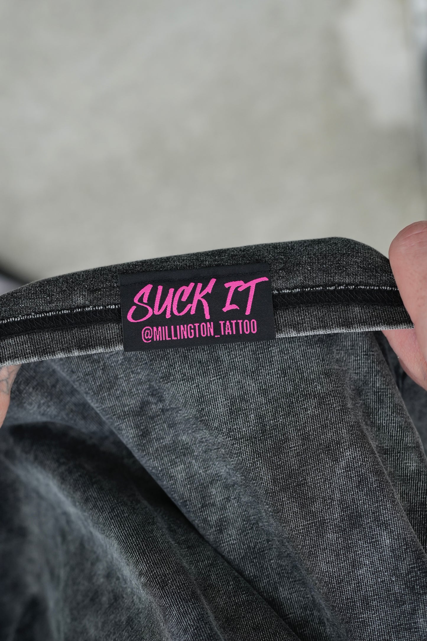 Grey T-shirt “Tattooed as F*ck””