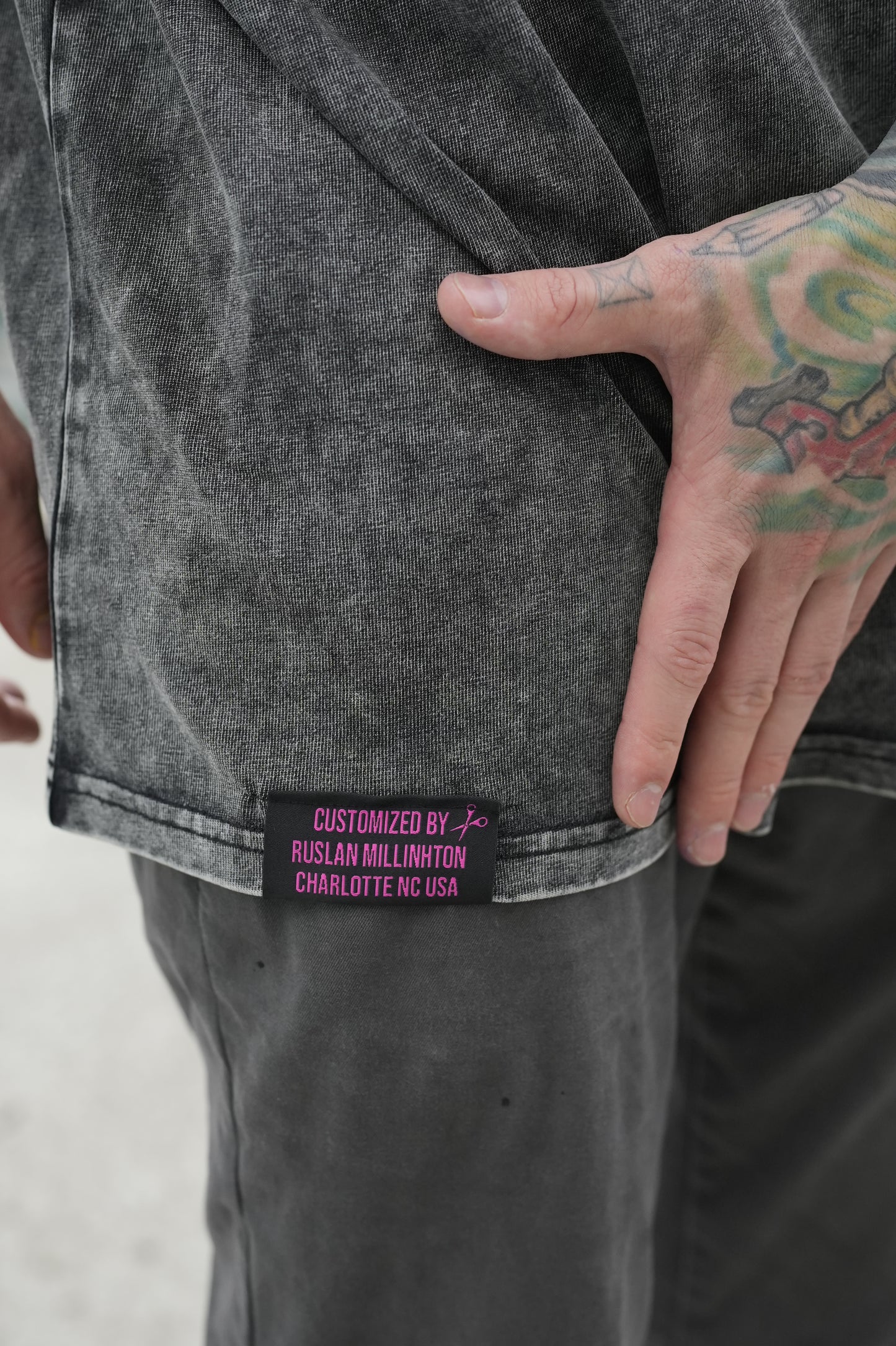 Grey T-shirt “Tattooed as F*ck””
